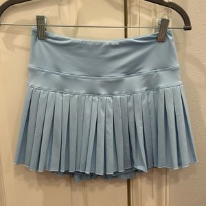 Goldhinge blue pleated skirt